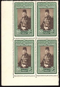 MOMEN: EGYPT SC #269C 1951 BLOCK MINT OG NH LOTT #65767