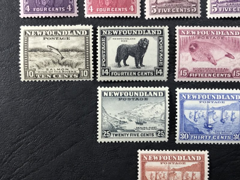NEW FOUNDLAND # 183-199-MINT/HINGED------COMPLETE SET------1932-37
