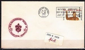 United States, 22/JUL/60. National Jamboree Cachet & Cancel on Cover. ^