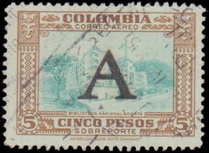 Colombia #C186-C198, Complete Set(13), 1950, Used