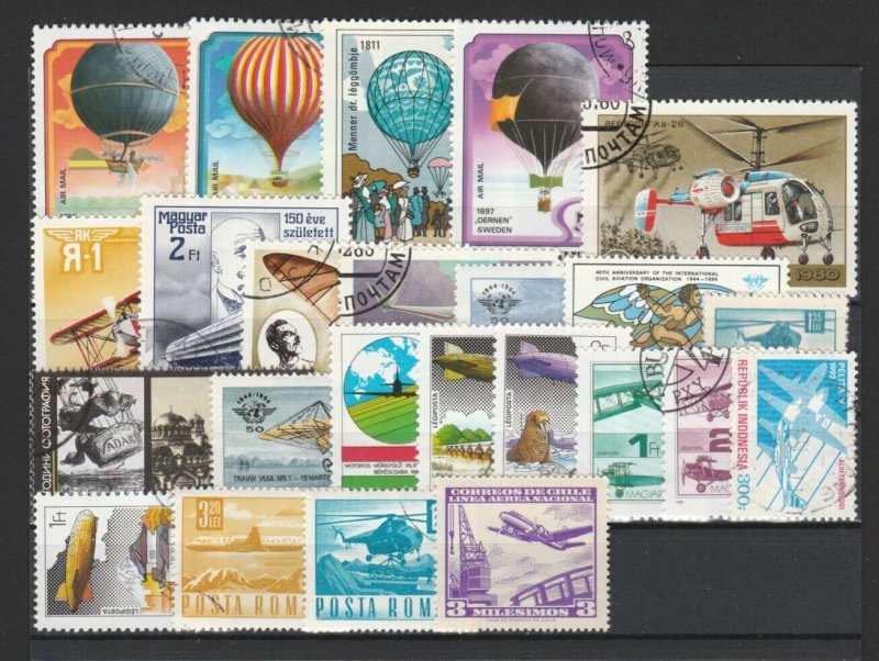 19277 Aviation Airmail Helicopter Topical & Commemorative Mint & Used Stamps-