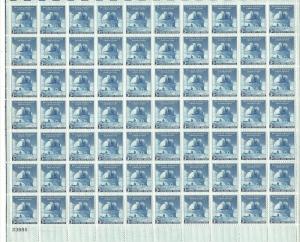 United States Sc # 966 mint never hinged full sheet (JE)