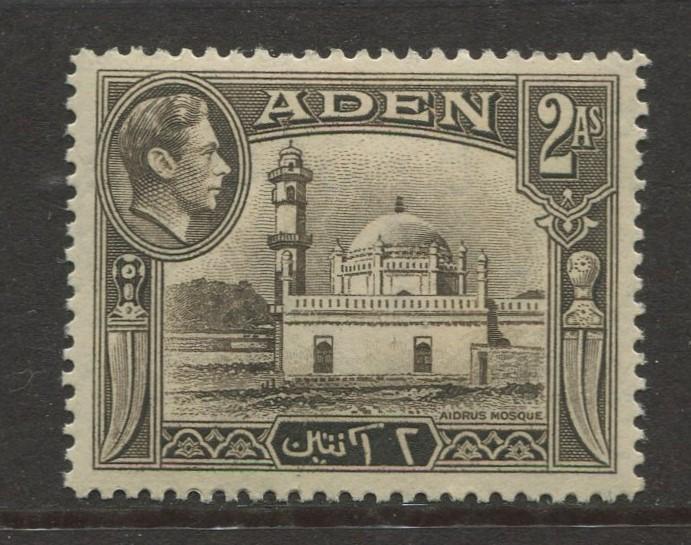 ADEN - Scott 20 - KGVI Definitive Issue - 1938 - MNH - Single 2a Stamps