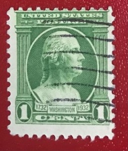 1932 US Sc 705 1c Washington CV$.25 Lot 2003