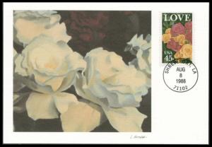 #2379 Love - Roses Maxi FDC