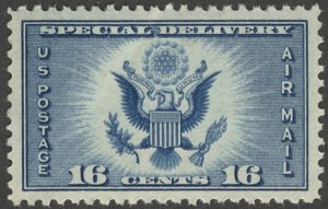 US #CE1 SUPERB JUMBO mint never hinged,  Huge well centered stamp,  Very Nice!