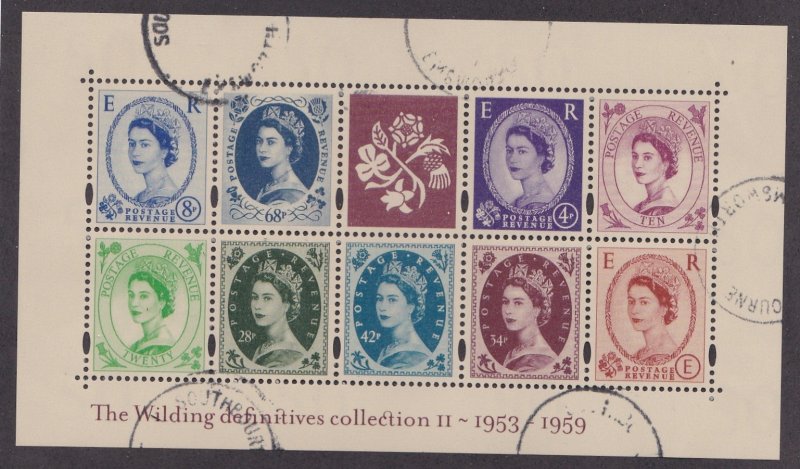 Great Britain # 2125, Queen Elizabeth II Souvenir Sheet, Used, 1/2 Cat.