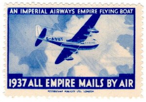 (I.B) Cinderella Collection : Empire Mails By Air (London Stamp Exhibition 1937)