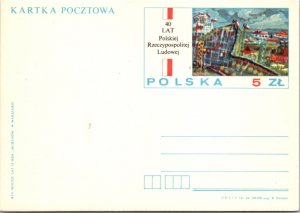 Poland, Government Postal Card, Art