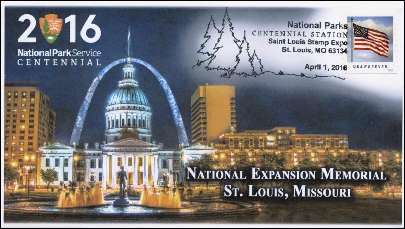 2016, NPS Centennial, St Louis MO, National Expansion Memorial, Pict, 16-128