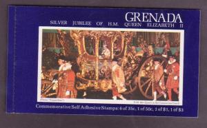 GRENADA - Scott # 792a Complete Booklet QEII Silver Anniversary