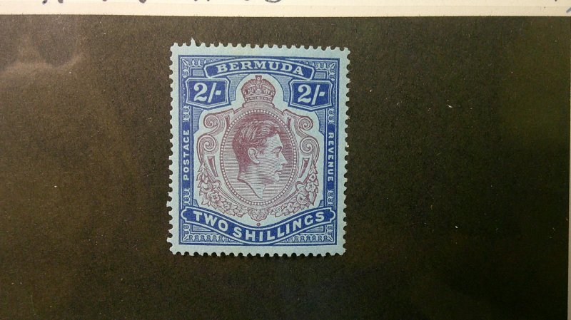 Bermuda 1938 Scott# 123a mint Hinged XF