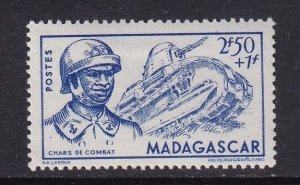 Malagasy Republic  #B10  MH 1941  military 2.50fr