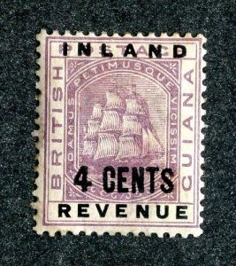 1889 British Guiana Sc # 115 type I m* cv. $13 ( 9381 BCXX )