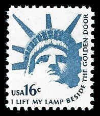 PCBstamps   US #1599 16c Statue of Liberty, MNH, (43)