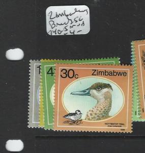 ZIMBABWE (P0409B) BIRDS  SC 140-5  MNH