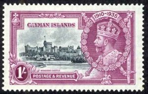 Cayman Islands Sc# 84 MH 1935 1sh King George V