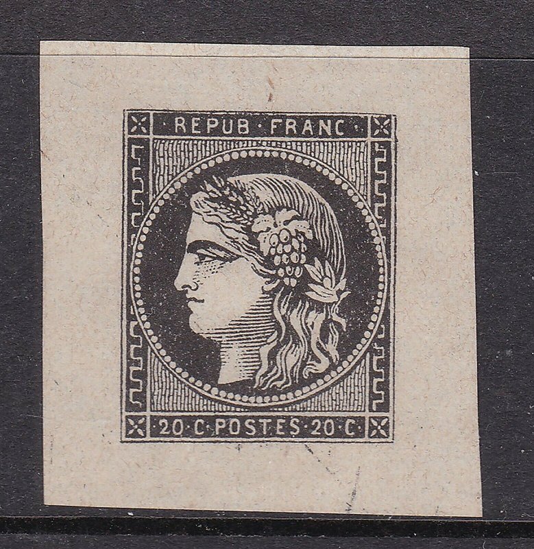 FRANCE ^^^^Ma#3  SCARCE  ESSAI  EPREUVE CERES  $ 3850.00@lar412fr12