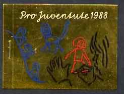 Booklet - Switzerland 1988 Pro Juventute Booklet - Child ...