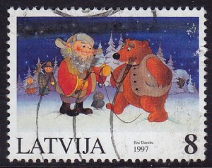 Latvia - 1997 - Scott #458 - used - Christmas
