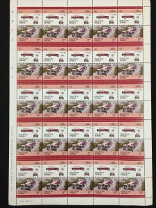 TUVALU Cars Motor Vehicles MNH Sheets x 13(650 Stamps)BLK46