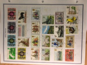 Collection of Great Britain stamps