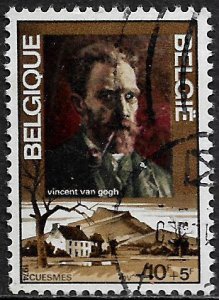 Belgium #B918 Used Stamp - Vincent van Gogh and House (a)