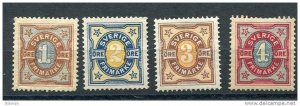 Sweden 1892 Mi 50-3 MH