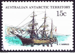 AUSTRALIAN ANTARCTIC TERRITORY (AAT) 1979 QEII 15c Multicoloured 'Ships, S.Y....