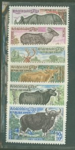 Cambodia (Kampuchea) #295-300 Unused Single (Complete Set) (Animals)