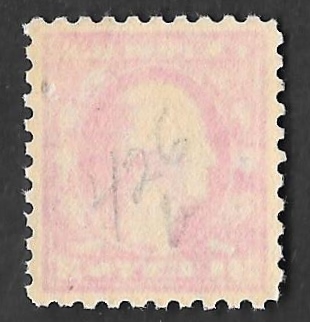 426 3 cents Washington Pink Back ty1 Stamp Unused OG LH EGRADED XF