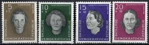 Germany DDR; 1959: Sc. # B49-B52: */MH SHORT Set