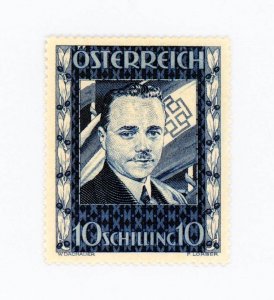 [AUSTRIA] 1936 10s SC 380 / Engelbert Dollfuss (MNH)