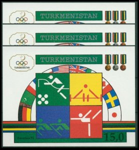 1992 Turkmenistan B2bx3 1992 Olympic Games in Barcelona 18,00 €