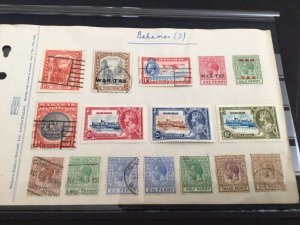 Bahamas on page  mounted mint & used stamps Ref 61578