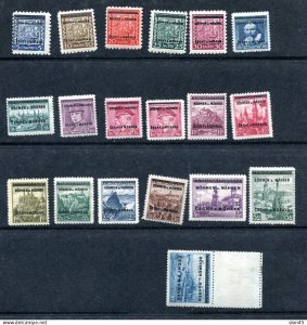 Bohemia&Moravia 1939 German Protectorate Full set Overprints MNH 14837