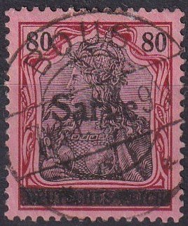 Saar #16 F-VF Used CV $275.00 (Z1241)