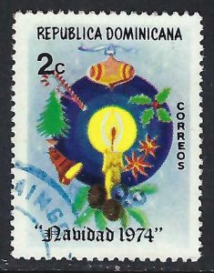 Dominican Republic 731 VFU CHRISTMAS W137-4