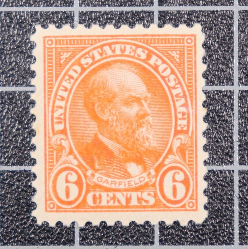 Timbre USA – Scott #224 – James A. Garfield 6 Cents – Année 1882 – Unité