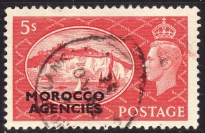 Sc# 269 GB office Morocco 5/ 1951 KGVI Used CV $30.00 Stock# 1
