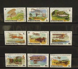 11633   Maldives Islands   Used # 719-727                     CV$ 16.30