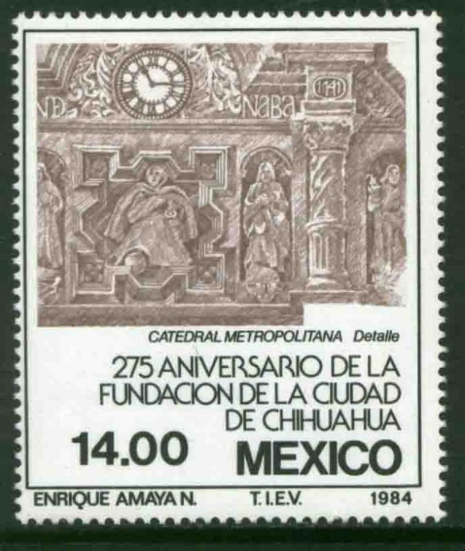 MEXICO 1365 275th Anniversary of Chihuahua City MNH