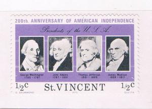 St Vincent 435 Unused US Presidents 1975 (S0921)+