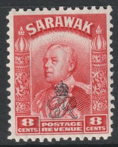 Sarawak Scott 164 - SG155, 1947 GviR Crown Colony 8c MH*