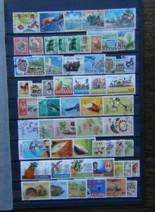 Tanzania 1981 Disabled set MNH Uganda 1969 Flowers values to 20s Used + others