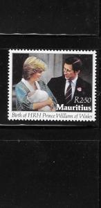 Mauritius 1982 Birth of Prince William of Wales Sc 552 MNH A877