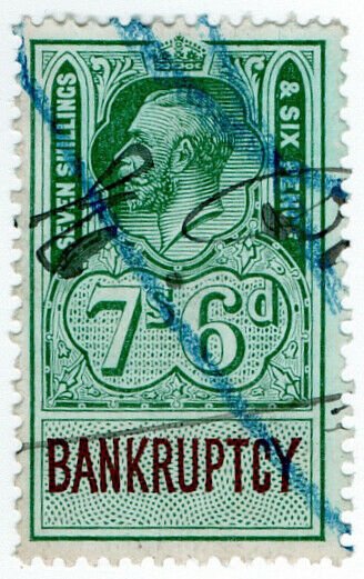 (I.B) George V Revenue : Bankruptcy 7/6d