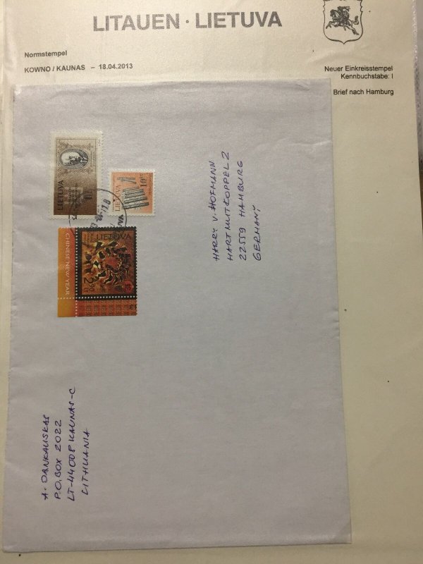 LITHUANIA 1993/2013 Covers FDC x 24 Incl.Triangulars(LA293)