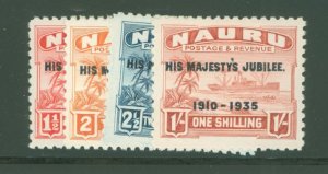 Nauru #31-34 Unused Single (Complete Set) (Jubilee)