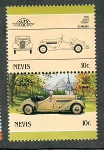 Nevis #292 Classic Cars MNH pair